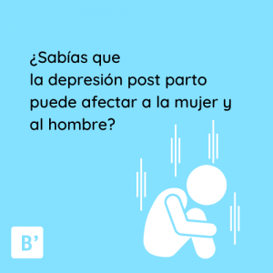 dpresion post parto en hombre y mujer
